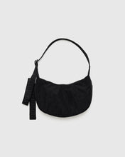 Load image into Gallery viewer, BAGGU Small Nylon Crescent Bag - Black
