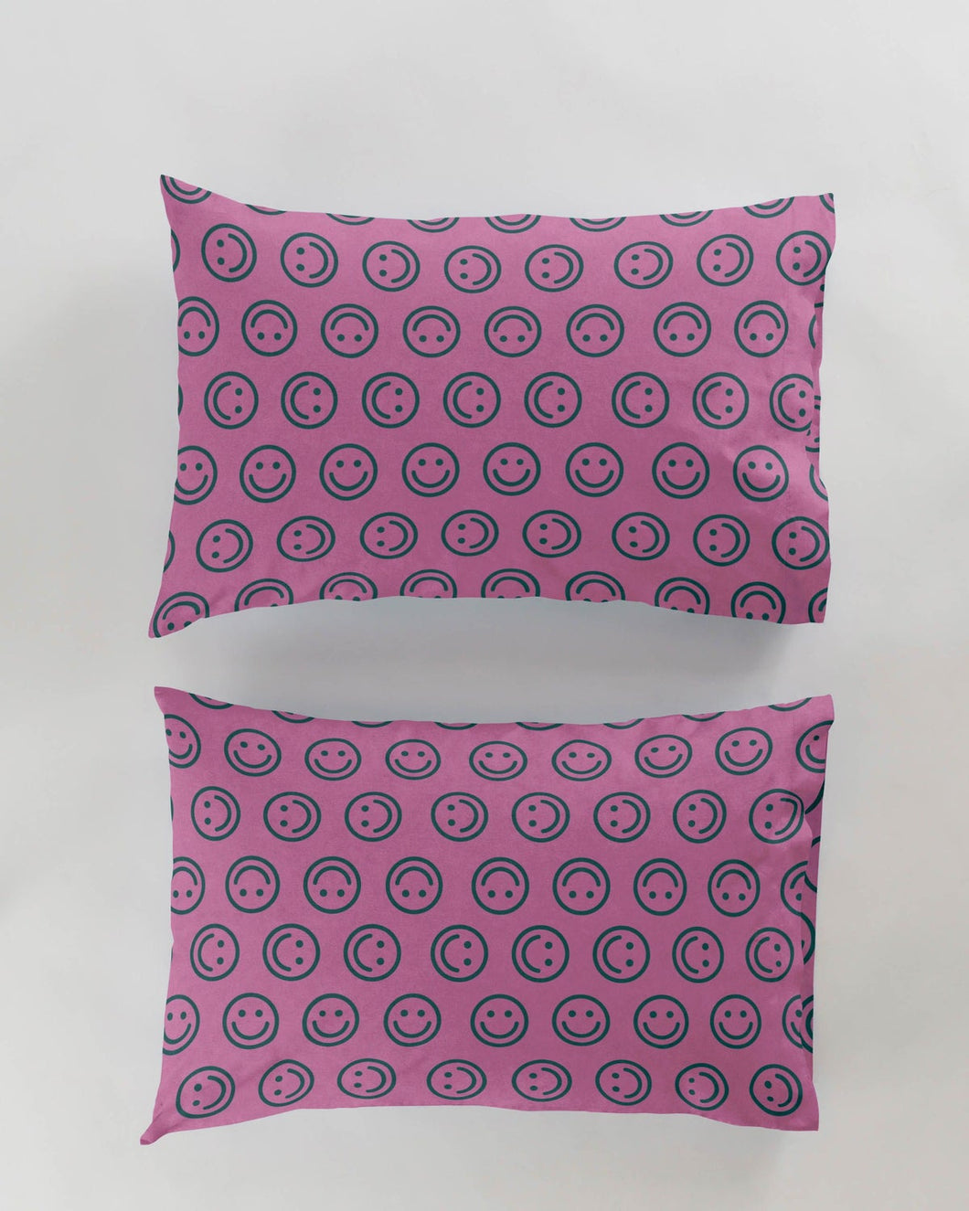 BAGGU Pillowcase Set of 2- Raspberry Happy