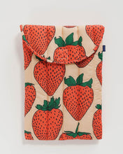 Load image into Gallery viewer, BAGGU Puffy Laptop Sleeve 13-14in - Strawberry
