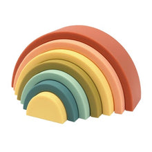Load image into Gallery viewer, O.B. DESIGNS Silicone Rainbow Stacker
