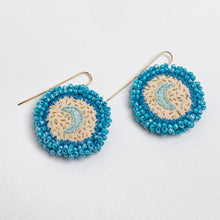 Load image into Gallery viewer, SEWN Medium Drop Earrings - Morning Moon
