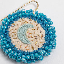 Load image into Gallery viewer, SEWN Medium Drop Earrings - Morning Moon
