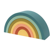 Load image into Gallery viewer, O.B. DESIGNS Silicone Rainbow Stacker
