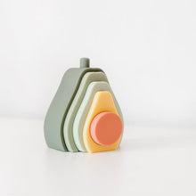 Load image into Gallery viewer, O.B. DESIGNS Silicone Stacker Avocado Tower
