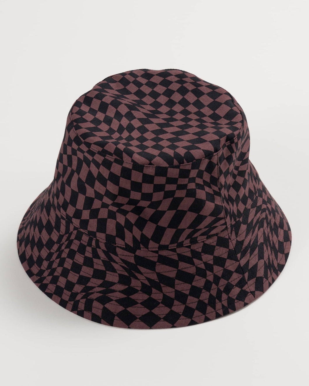 BAGGU Bucket Hat - Black Trippy Checker