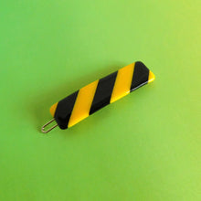 Load image into Gallery viewer, CHUNKS Caution Clip - Black and Yellow
