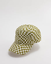 Load image into Gallery viewer, BAGGU Baseball Cap - Moss Trippy Checkers
