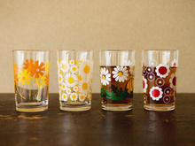 Load image into Gallery viewer, ADERIA Retro Glass - Flowers
